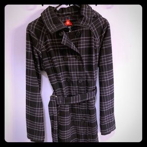 Columbia belted, hooded trench coat